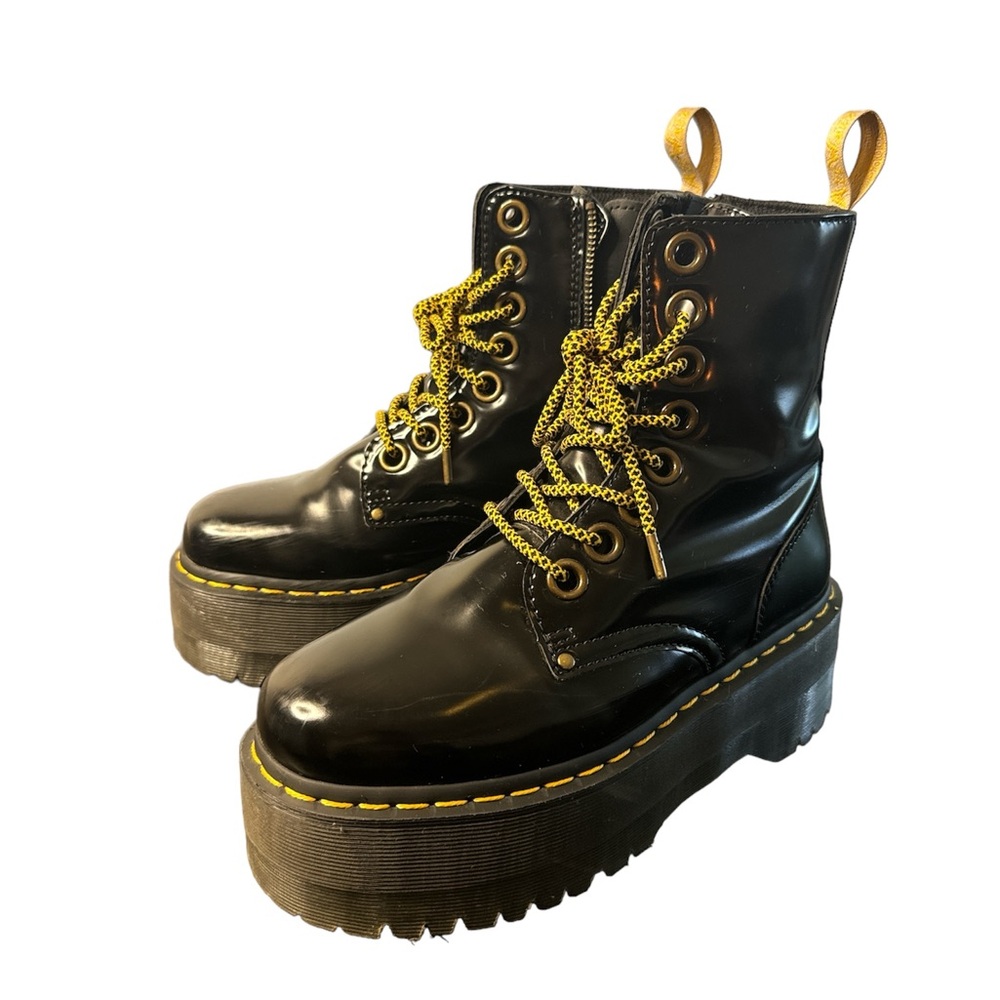 Dr marten’s platform vegan Boots